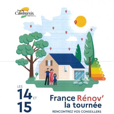 Participez à la Tournée France Rénov’, les 14 et 15 juin prochains!
